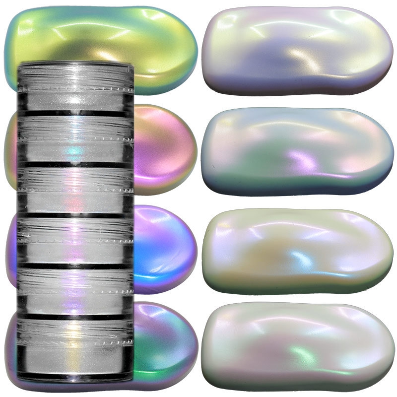 6Pcs Aurora Pearlescent Glitte - огляд і ціна Resin Glitter Pack