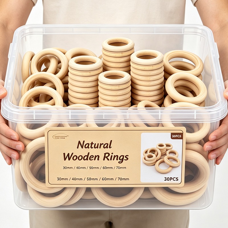 Unfinished Wood Rings Smooth N - огляд і ціна Wood Ring Blank