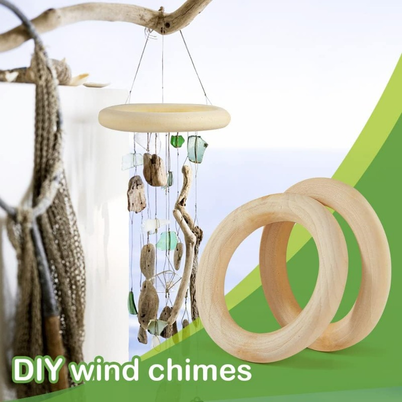 Unfinished Wood Rings Smooth N - огляд і ціна Wood Ring Blank